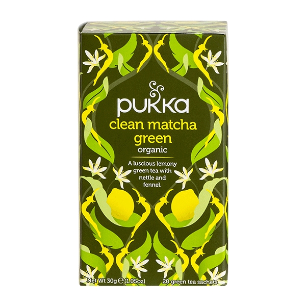 Clean Matcha Green Pukka 20 breve økologisk