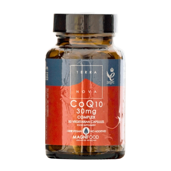 CoQ10 30 mg Complex Terranova 50 vegetabilske kapsler