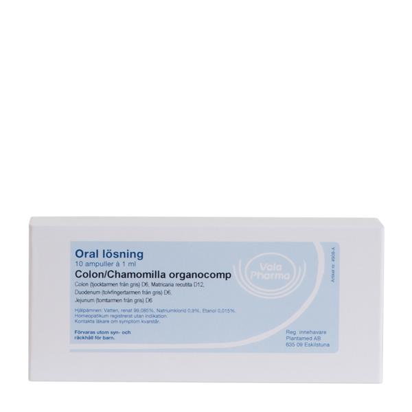Colon/Chamomilla organocomp 10 ampuller