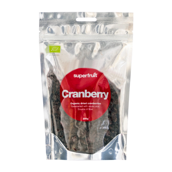 Cranberry Tranebær Superfruit 200 g økologisk