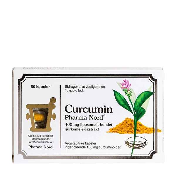 Curcumin 400 mg Pharma Nord 50 vegetabilske kapsler