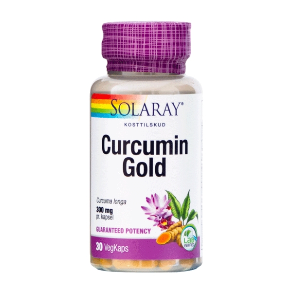 Curcumin Gold Solaray 30 vegetabilske kapsler
