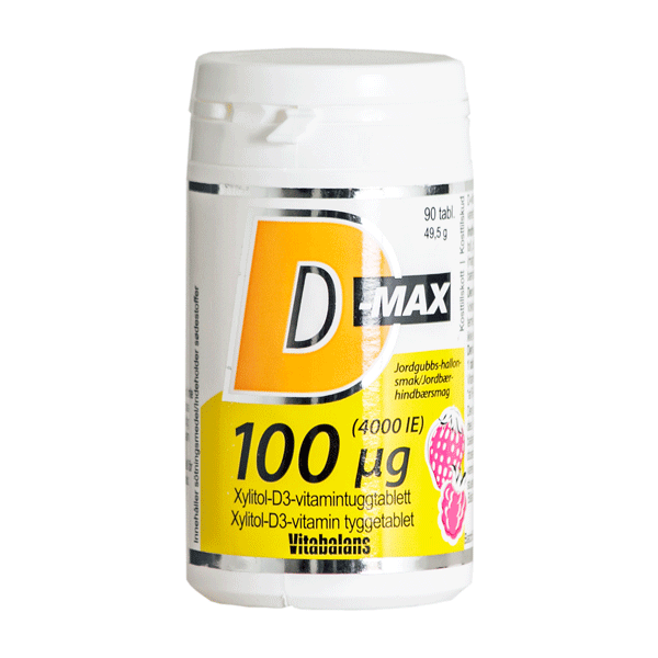 D-Max 100 mcg 90 tyggetabletter