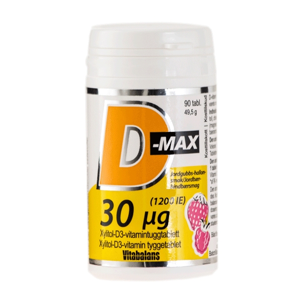 D-Max 30 mcg 90 tyggetabletter