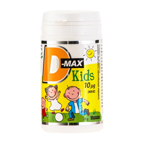 D-Max Kids 10 mcg 90 tyggetabletter