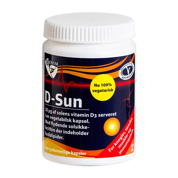 D-Sun 20 mcg 120 vegetabilske kapsler