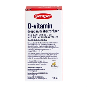 D-vitamin dråber BioGaia Semper 10 ml