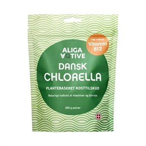 Dansk Chlorella Pulver 200 g.