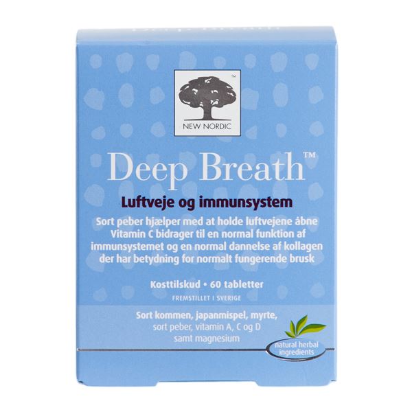 Deep Breath Luftveje og Immunsystem 60 tabletter