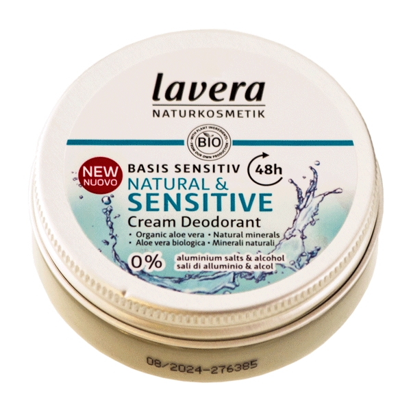 Deo Cream Basis Natural Sensitive Lavera 50 ml