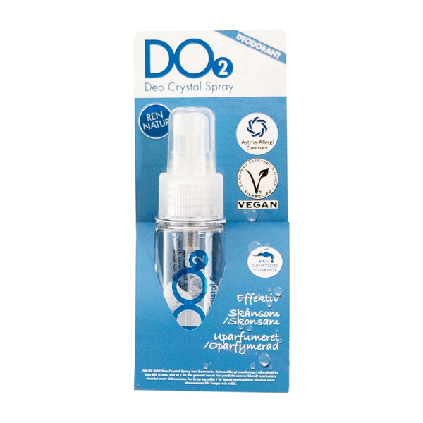 Deo Crystal Spray DO2 Svanemærket 40 ml