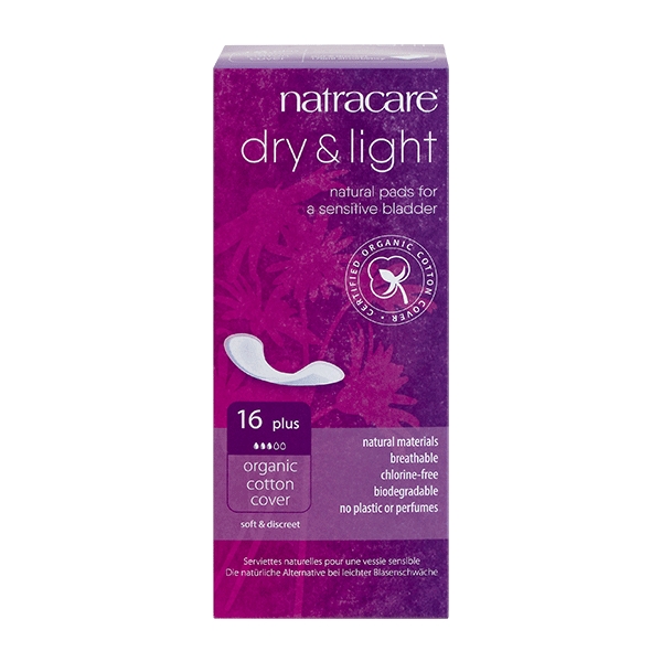 Dry & Light Inkontinens Plus Natracare 16 stk.