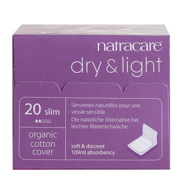 Dry & Light Inkontinens Slim Natracare 20 stk.