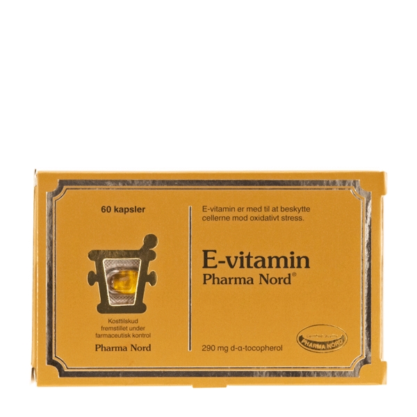 E-Vitamin 290 mg 60 kapsler