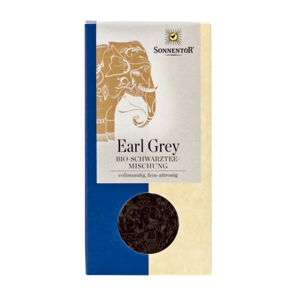 Earl Grey Sort Te Sonnentor 90 g økologisk
