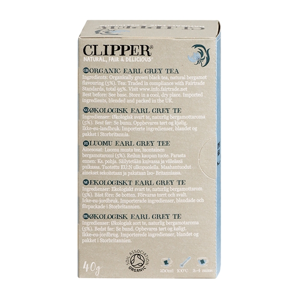 Earl Grey Tea Clipper 20 breve økologisk