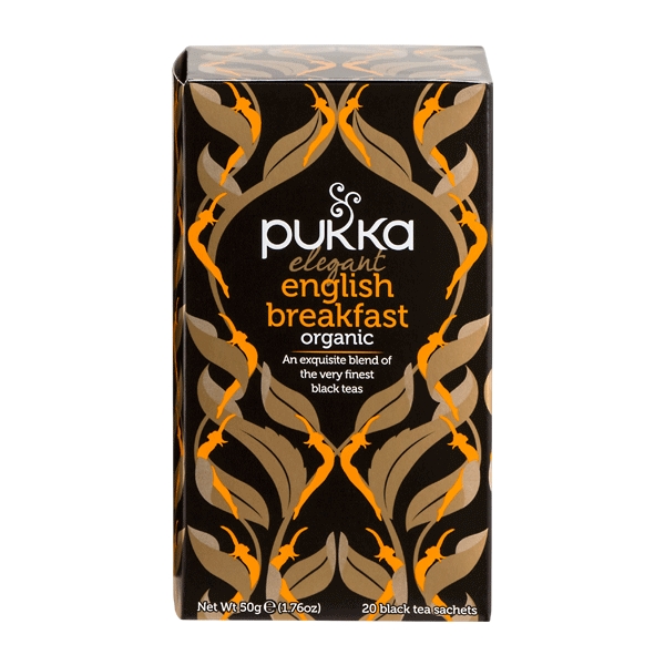Elegant English Breakfast Fairtrade Pukka 20 breve økologisk