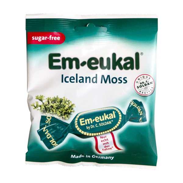 Em-eukal Iceland Moss Bolcher sukkerfri 50 g