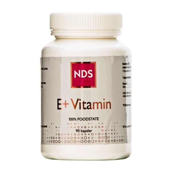  E+ Vitamin 30 mg NDS 90 vegetabilske kapsler