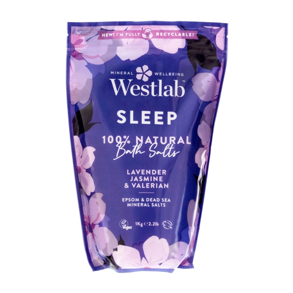 Epsom Salts Sleep Jasmine & Lavender Westlab 1 kg
