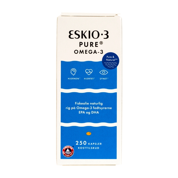 Habitat krystal Fem Eskio-3 Pure Omega-3 250 kapsler