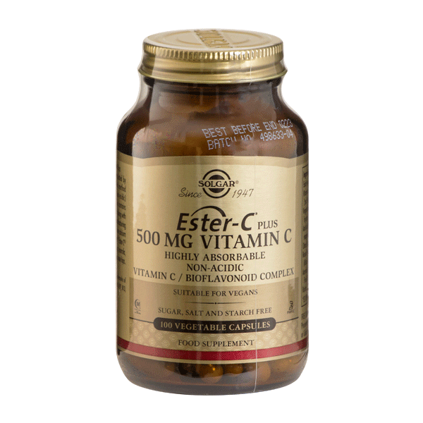 Ester-C Plus 500 mg Solgar 100 vegetabilske kapsler