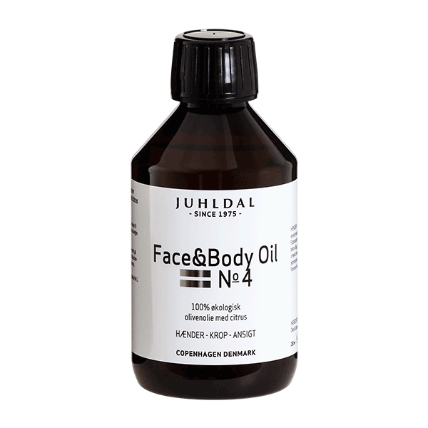 Face & Body Oil No4 Oliven/Citrus Juhldal 250 ml øko