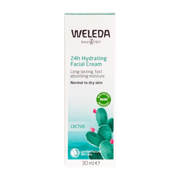 Facial Cream 24H Hydrating Cactus Weleda 30 ml
