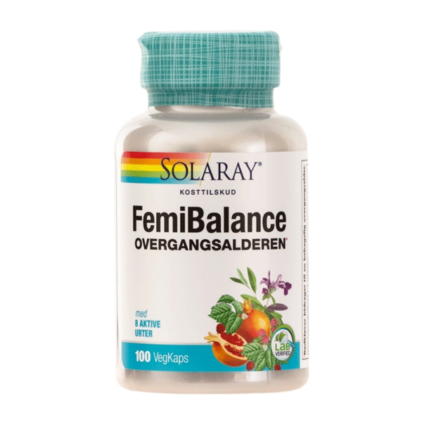 FemiBalance Solaray 100 vegetabilske kapsler
