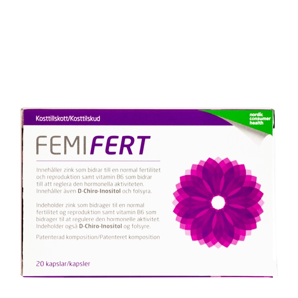 Femifert 20 vegetabilske kapsler