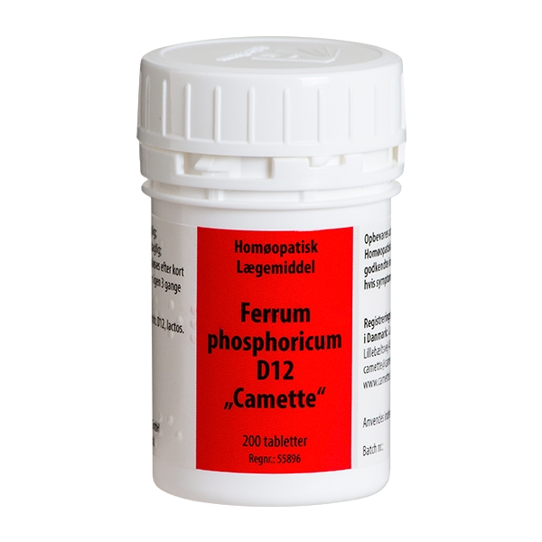 Ferrum phosphoricum D12 Cellesalt no. 3 200 tabletter 