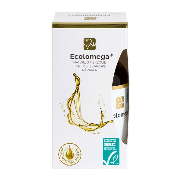 Ecolomega Naturlig Fiskeolie 200 ml økologisk