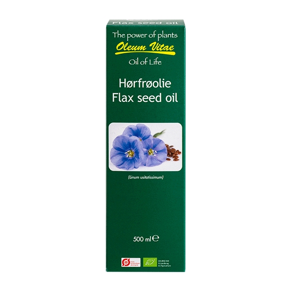 Hørfrøolie Flax Seed Oil of Life 500 ml økologisk