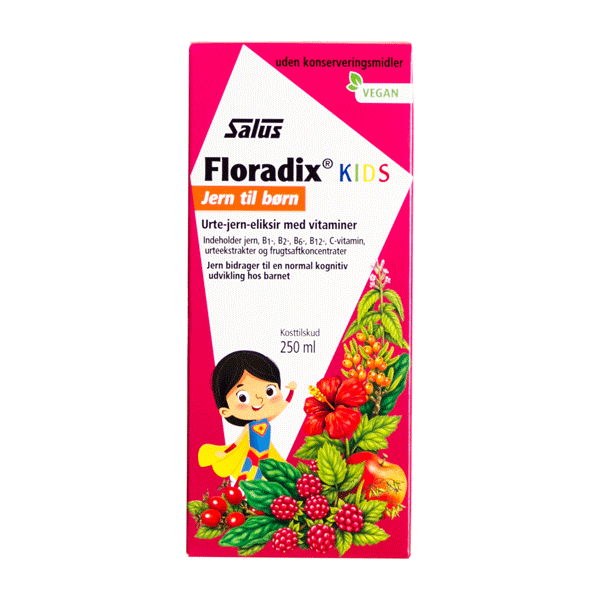 Floradix Kids Jern til Børn Salus 250 ml