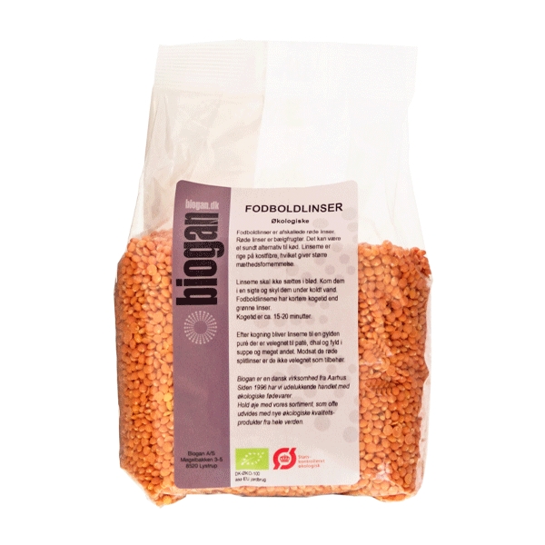Fodboldlinser 750 g økologisk