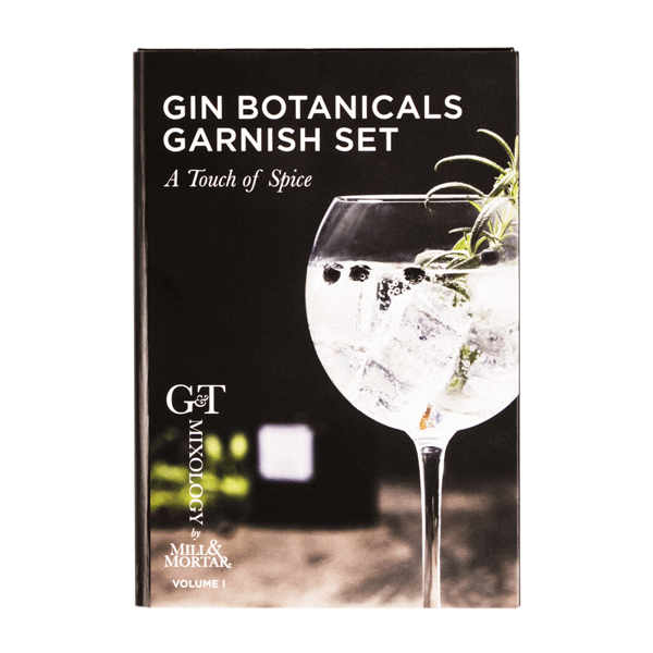 Gaveæske Gin Botanicals Garnish Set A Touch of Spice ø