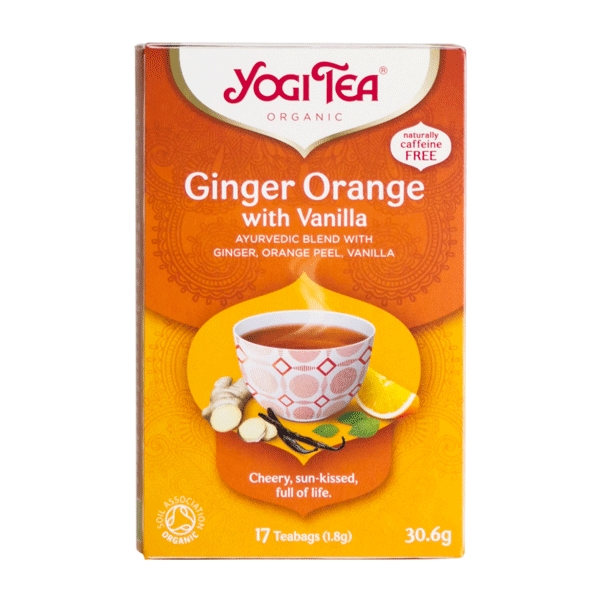 Ginger Orange With Vanilla Yogi Tea 17 breve økologisk