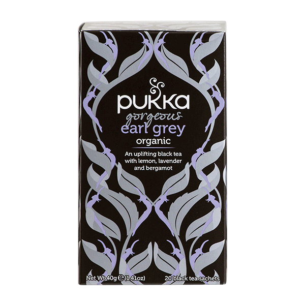Gorgeous Earl Grey Fairtrade Pukka 20 breve øko