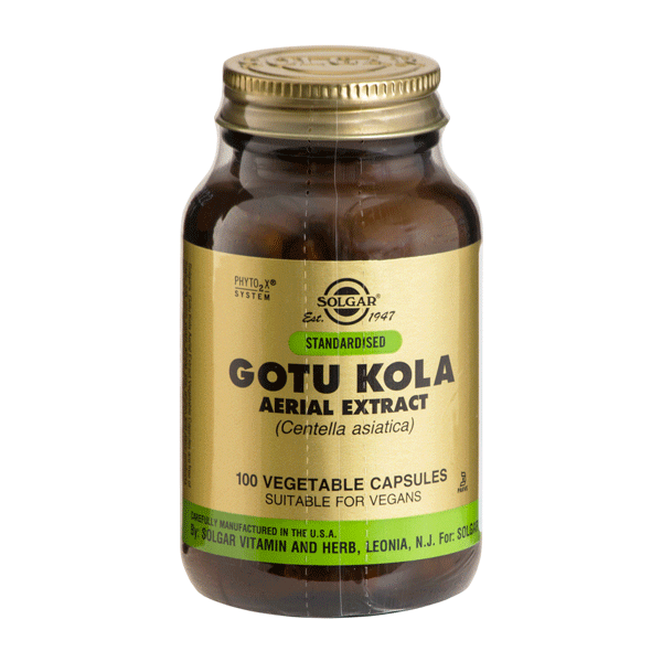 Gotu Kola Solgar 100 mg 100 vegetabilske kapsler