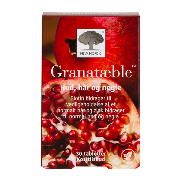 Granatæble 30 tabletter
