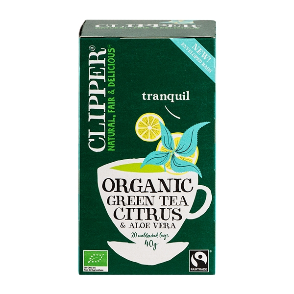 Green Tea Citrus & Aloe Vera Clipper 20 breve ø