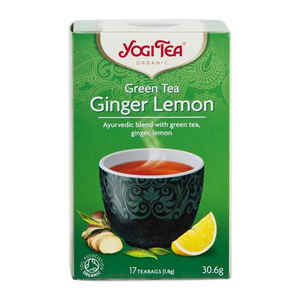 Green Tea Ginger Lemon Yogi 17 tebreve økologisk