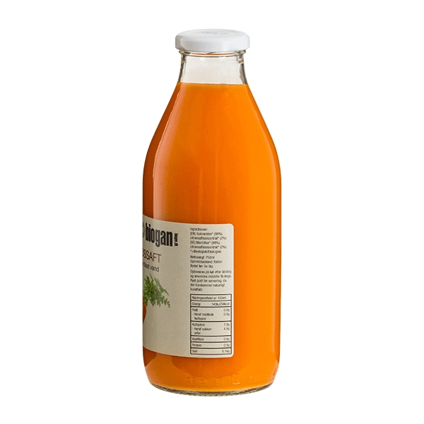 Gulerodssaft Biogan 750 ml økologisk