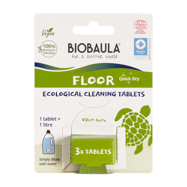 Gulvvask BioBaula 3 tabletter økologisk