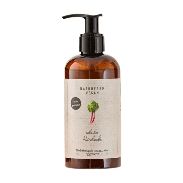 Håndsæbe Rabarber Naturfarm 250 ml