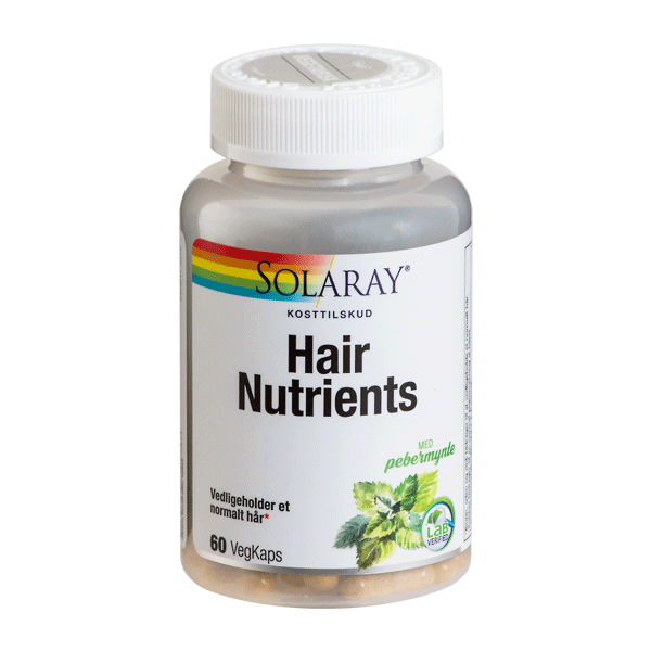 Hair Nutrients Solaray 60 VegKaps