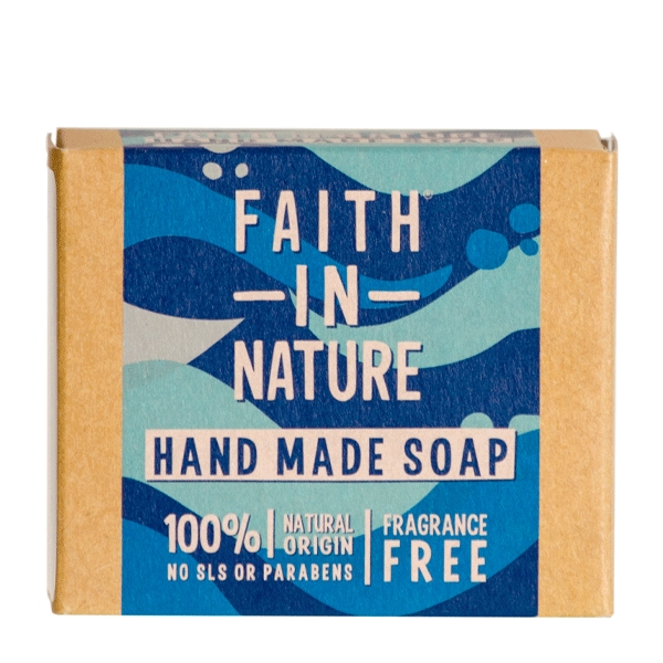 Hand Made Soap Fragrance Free Faith in Nature 100 g