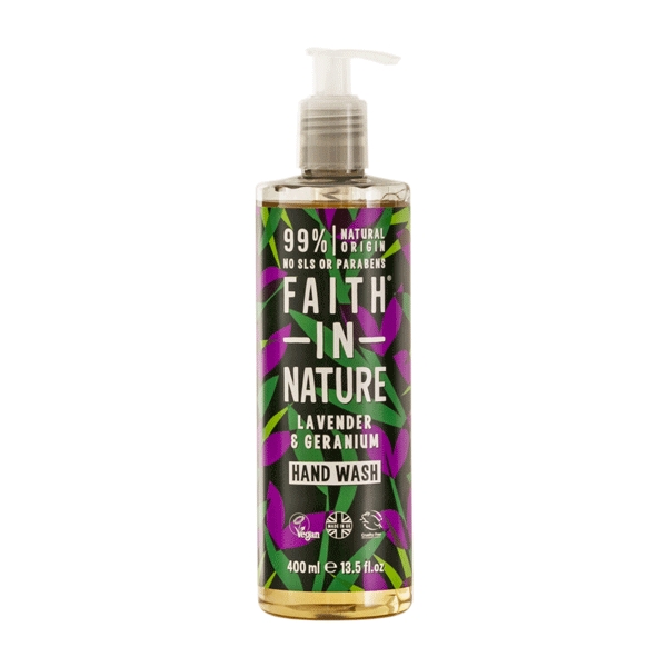 Hand Wash Lavender & Geranium Faith in Nature 400 ml 