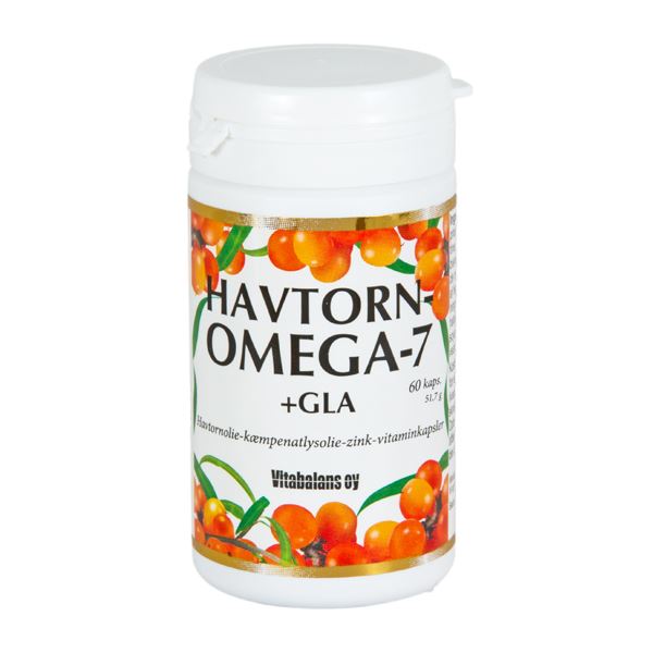 Havtorn-Omega-7 + GLA 60 kapsler
