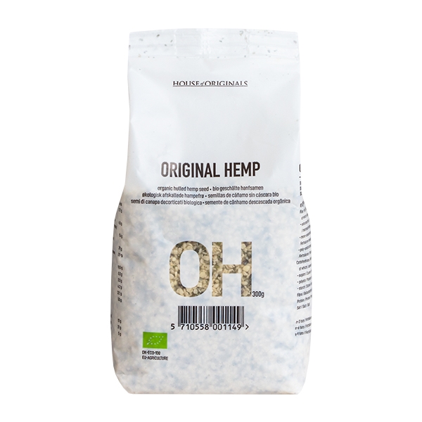 Hemp Original Afskallede 300 g økologisk